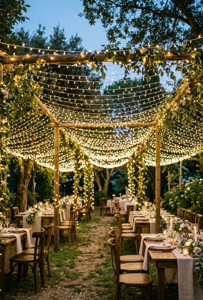 String Light Canopy