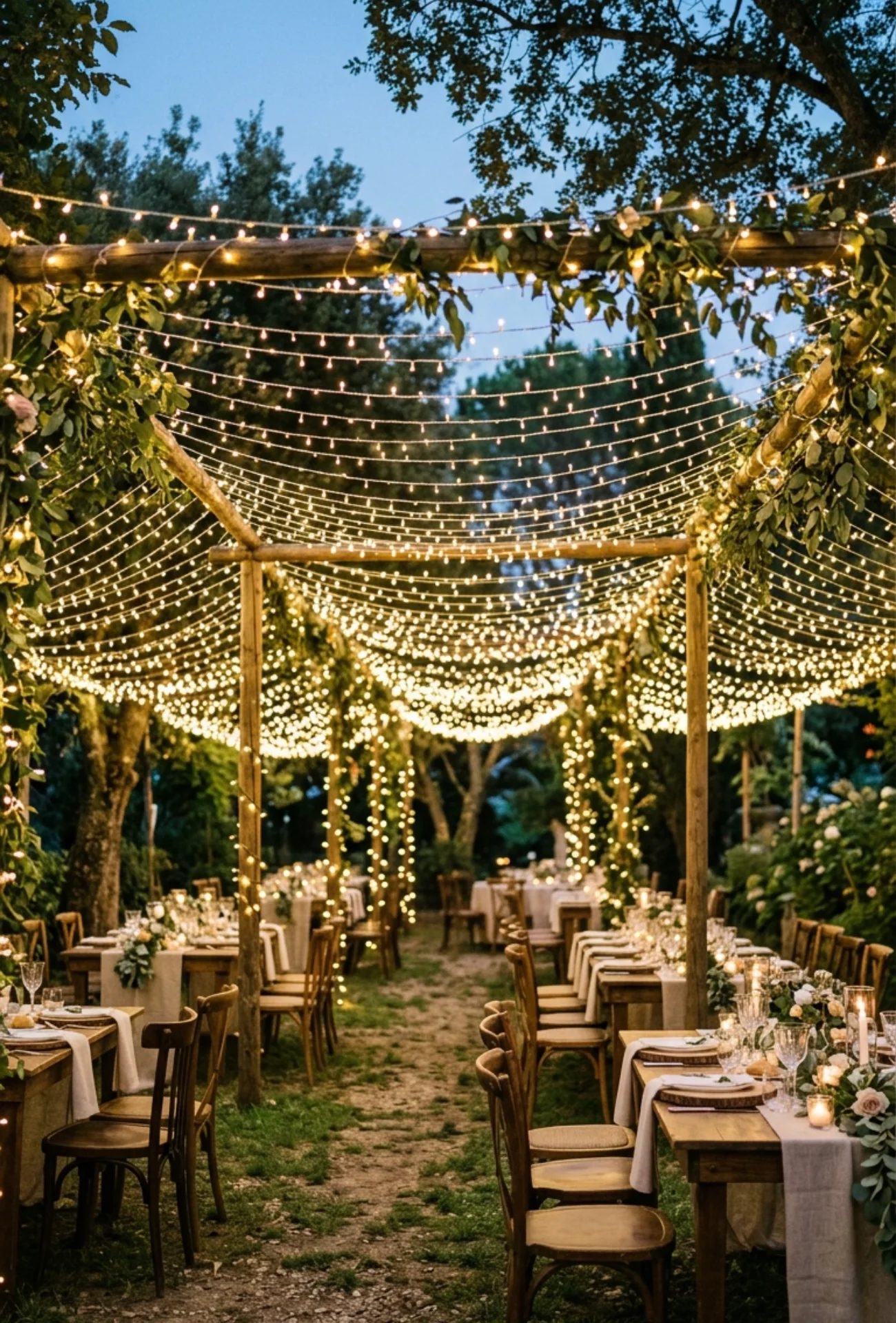 String Light Canopy