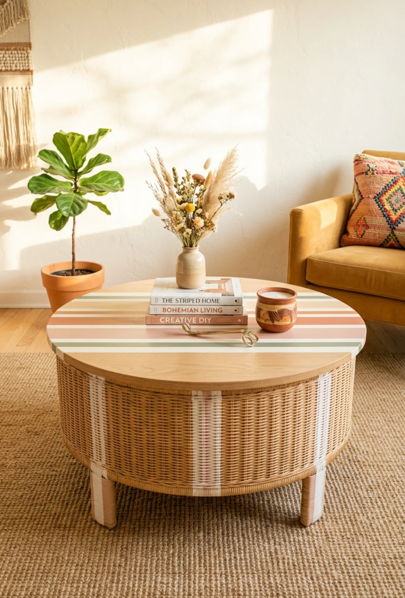 Stripes or Linear Painted Design