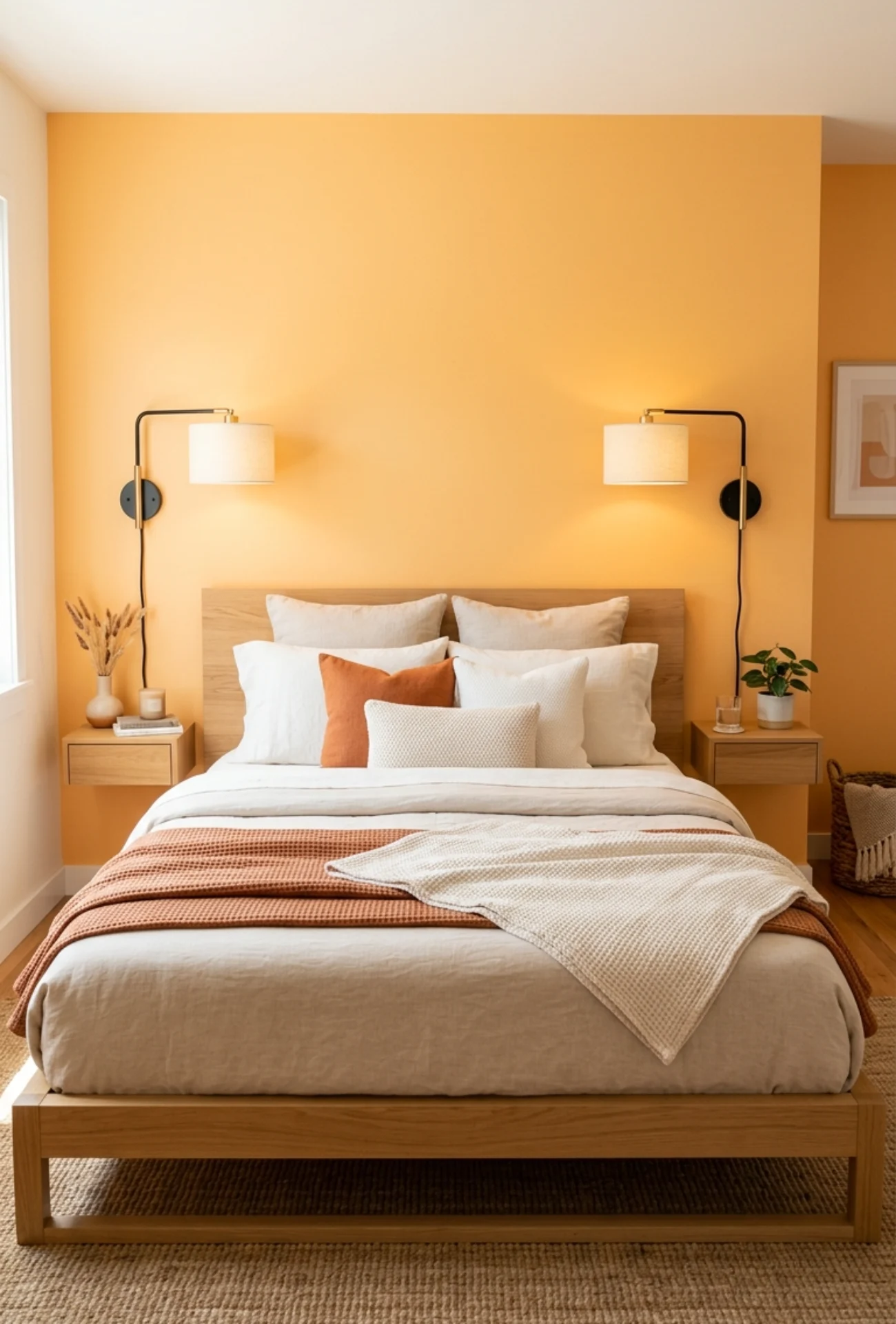 Swap Bulky Lamps for Wall Sconces