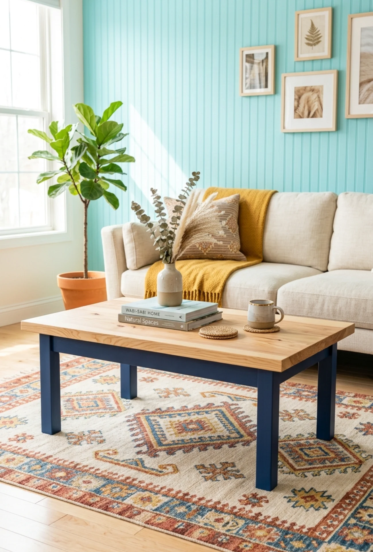 Two-Tone Color Blocking Design