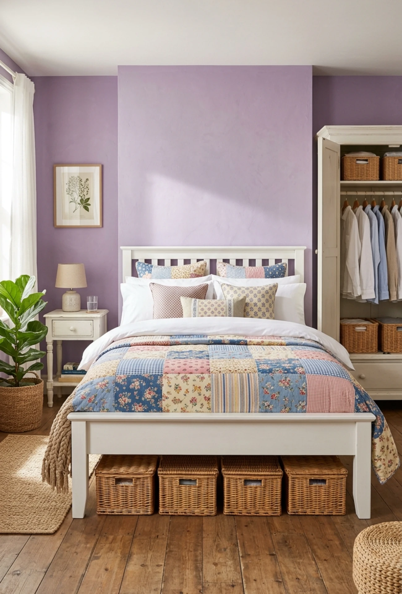 Use Woven Storage Baskets