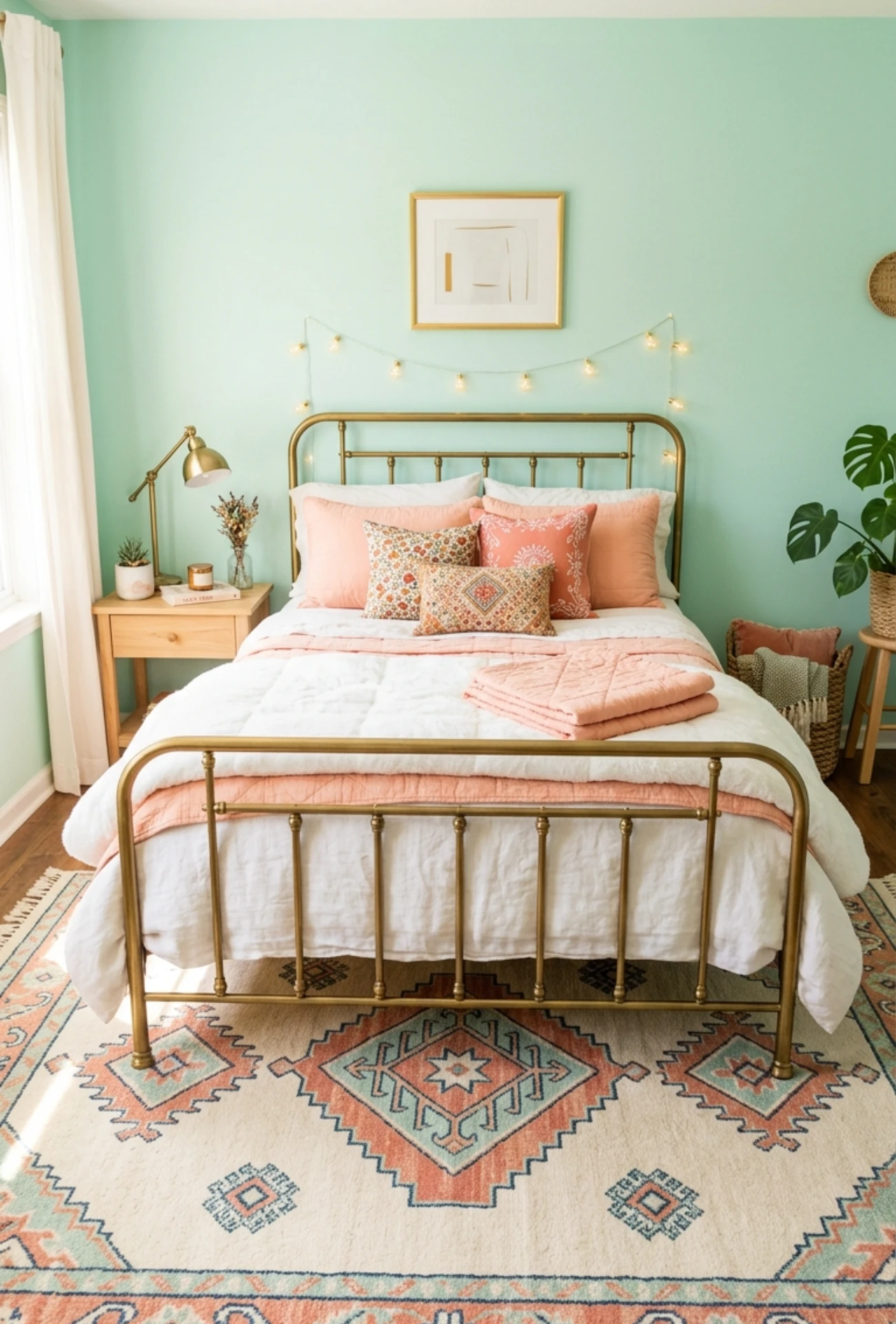 Use a Large Area Rug to Define the Room