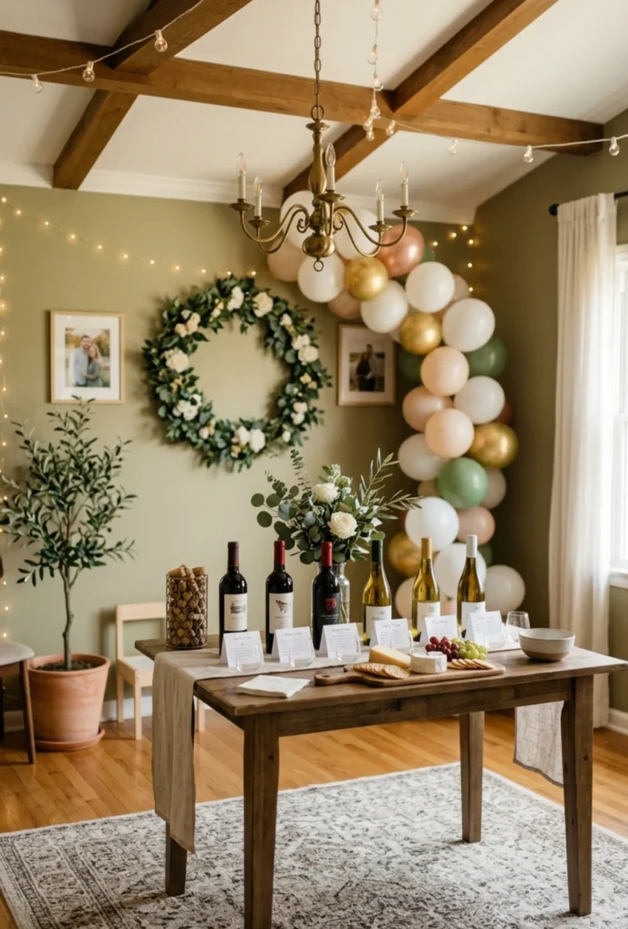 Wine Tasting Engagement Party