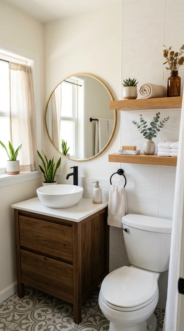 Add Floating Wood Shelves