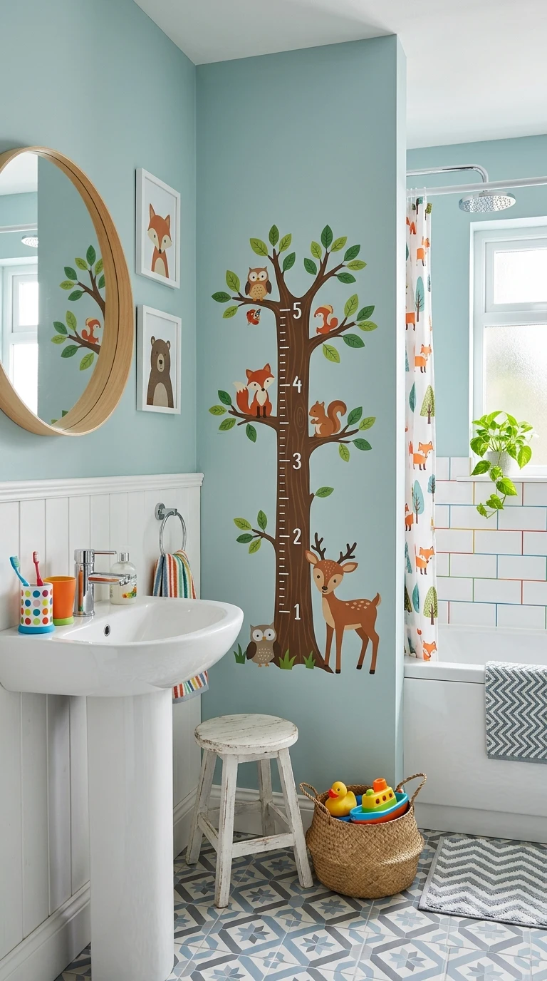 Add a Fun Growth Chart Wall Decal