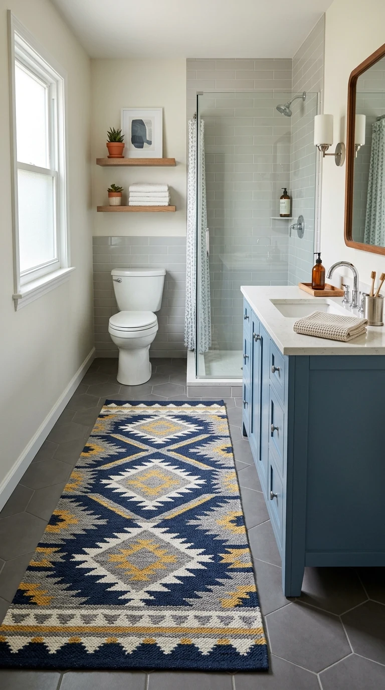 Add a Non-Slip Patterned Runner