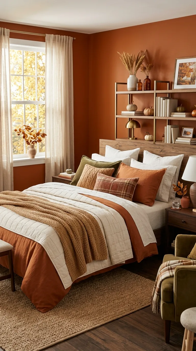 Autumn Bedding Layer Ideas