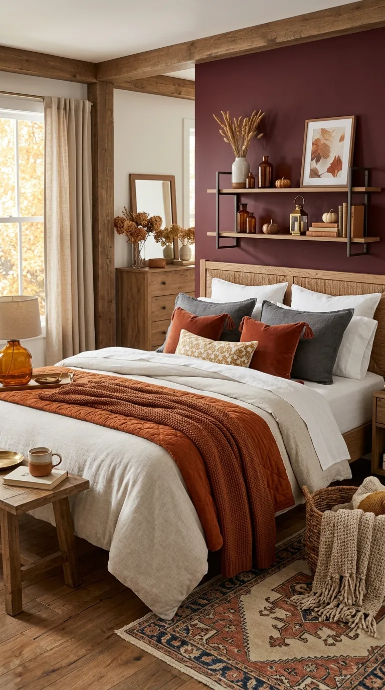 Autumn Bedding Layering Ideas