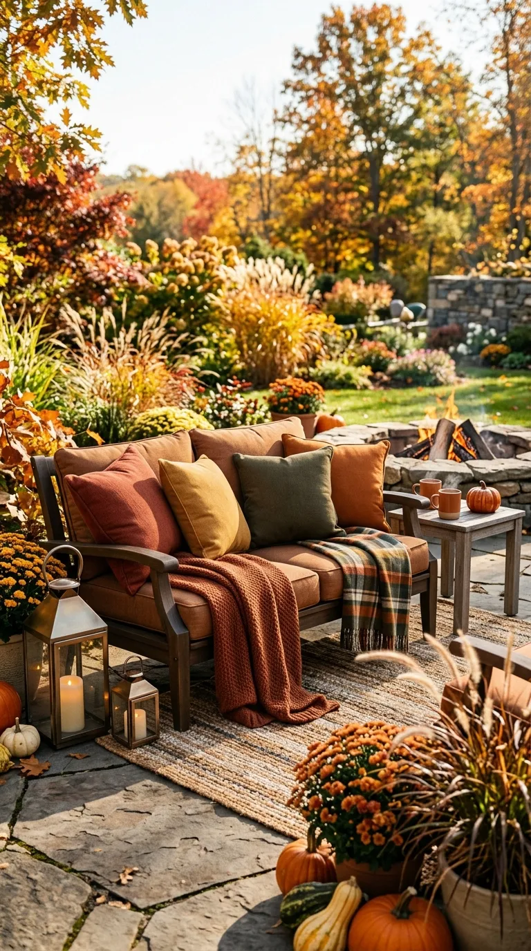 Autumn Outdoor Seating Ideas