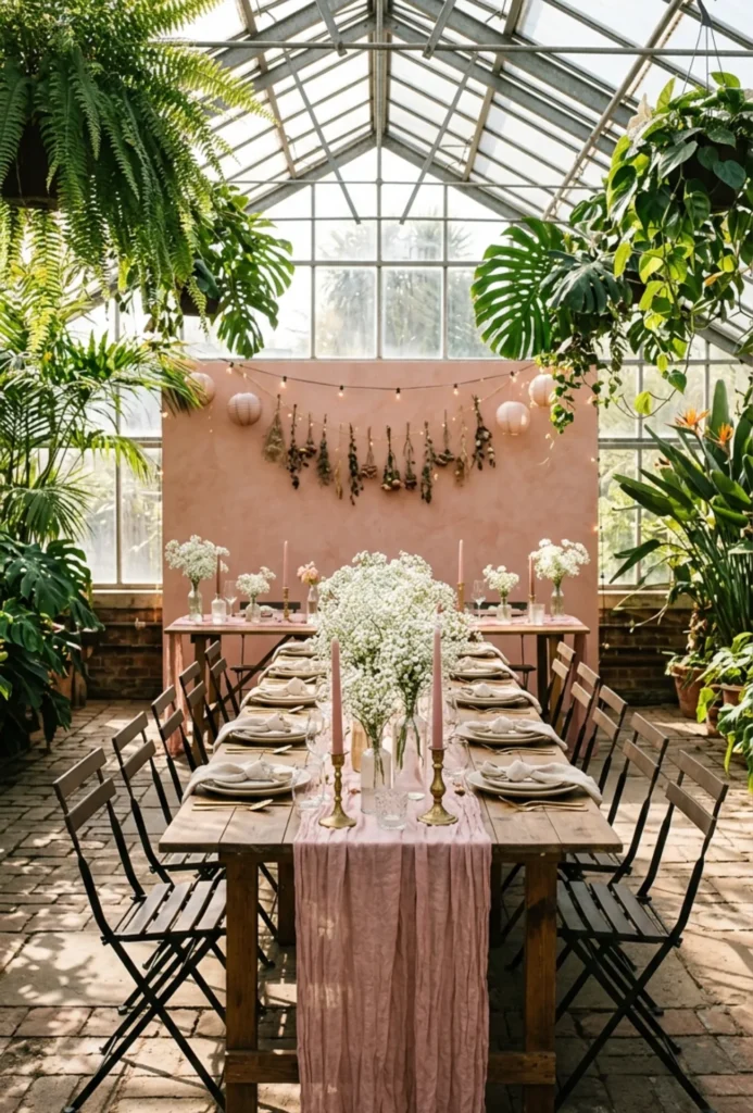 Baby's Breath Table Decor