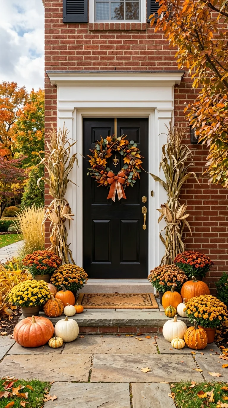 Black Door Fall Accents
