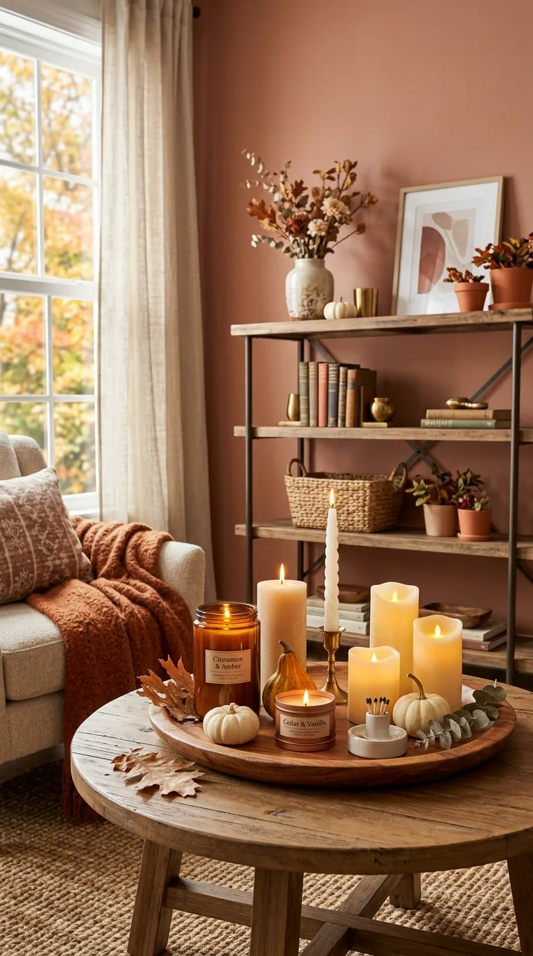 Candle Decor Ideas for Fall