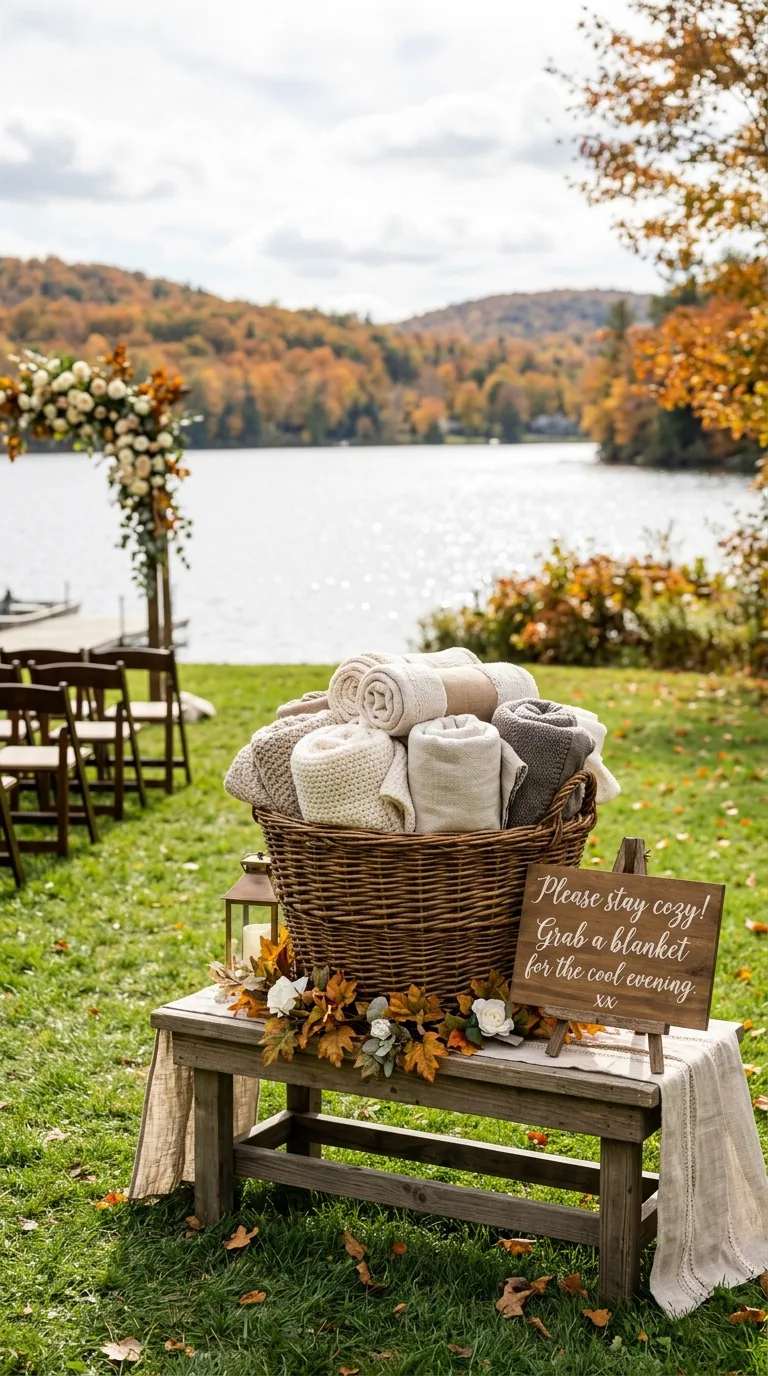 Cozy Blanket Basket Station