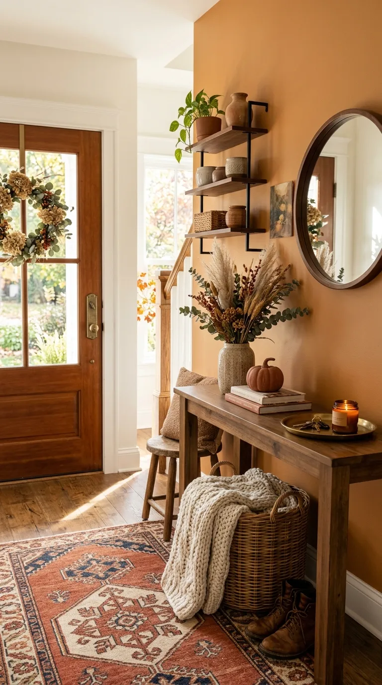 Cozy Fall Entryway Decor Ideas