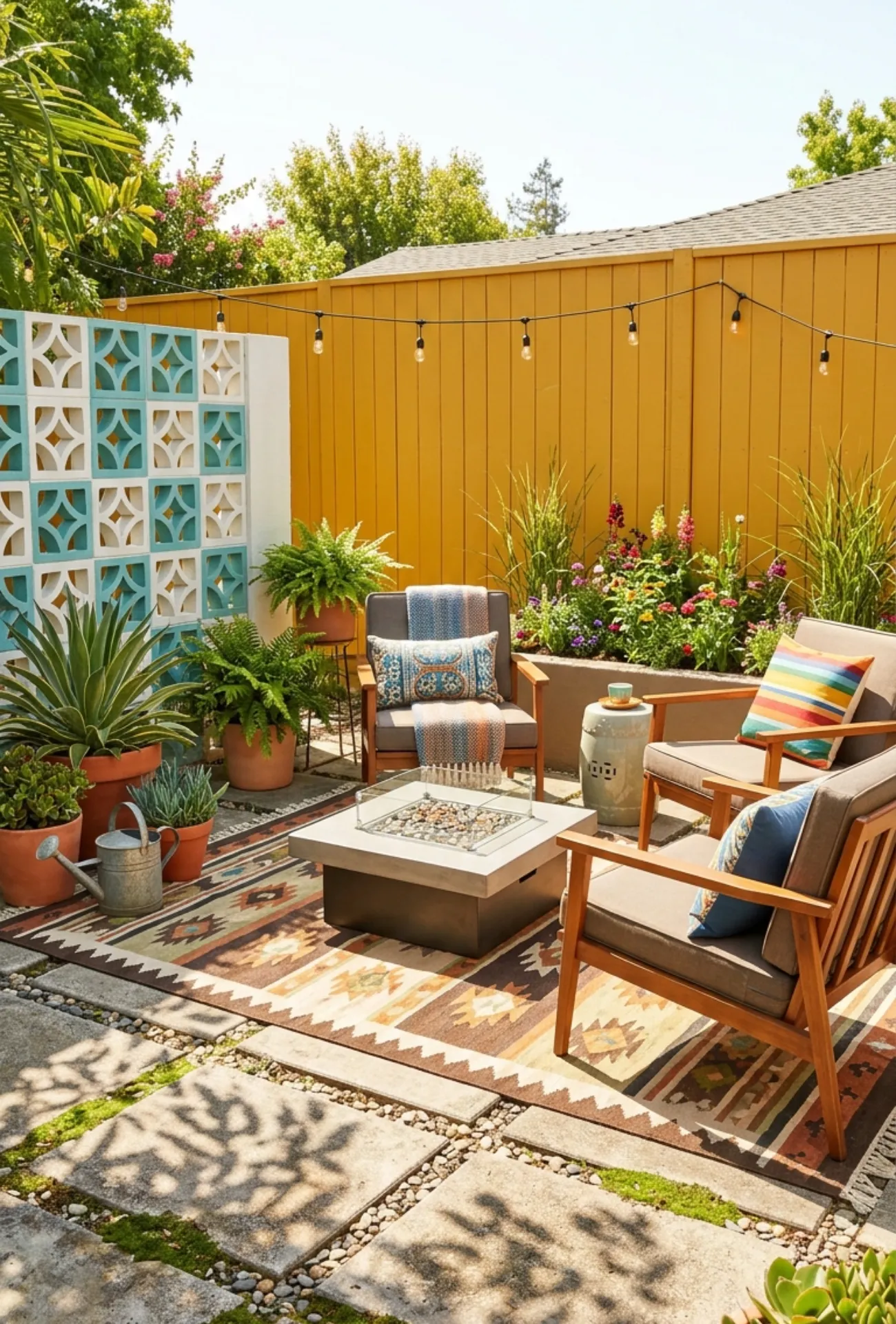 Cozy Outdoor Rug Styling