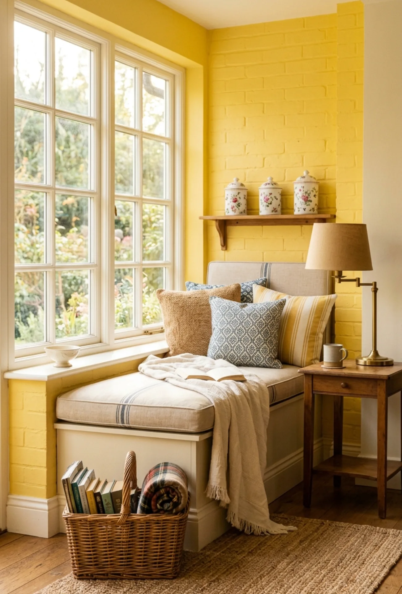 Cozy Reading Nook on a Budget
