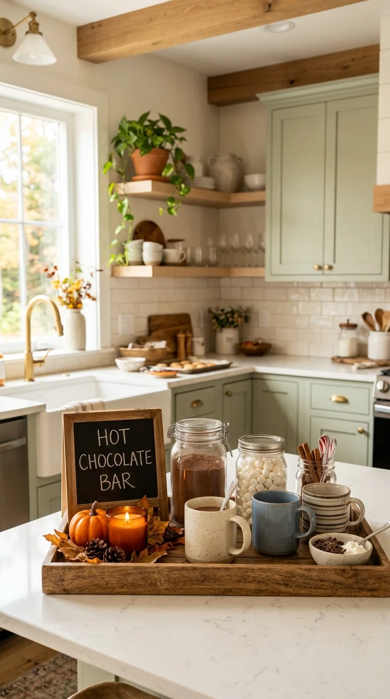 Create a Cozy Hot Chocolate Station
