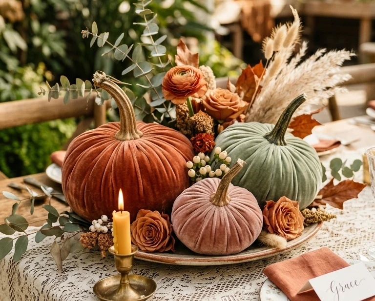 DIY Fall Wedding Centerpieces