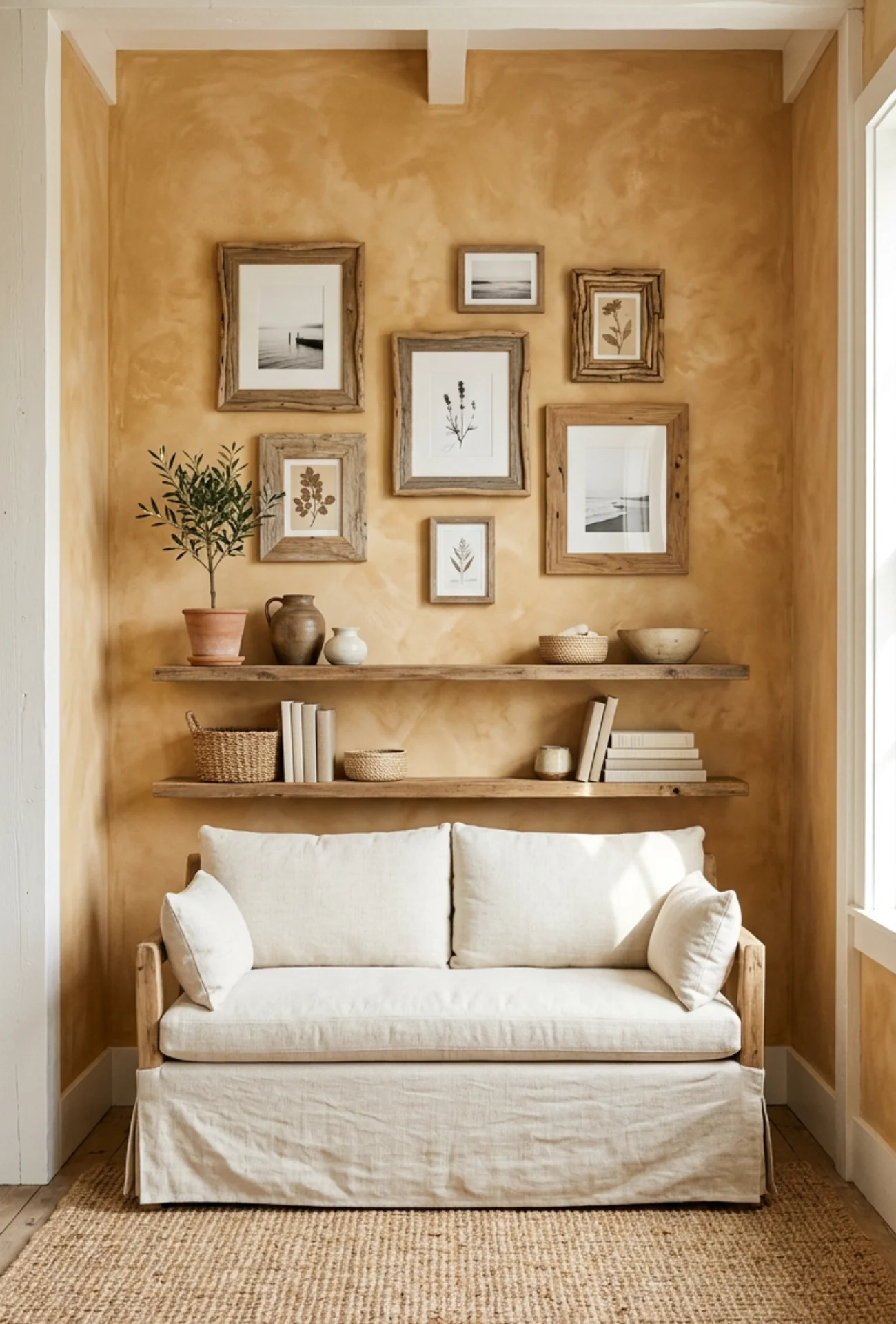 DIY Faux Limewash Walls