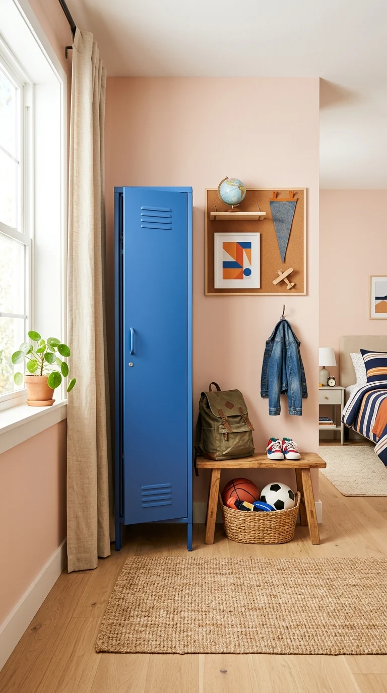 DIY Locker-Style Storage Cabinet