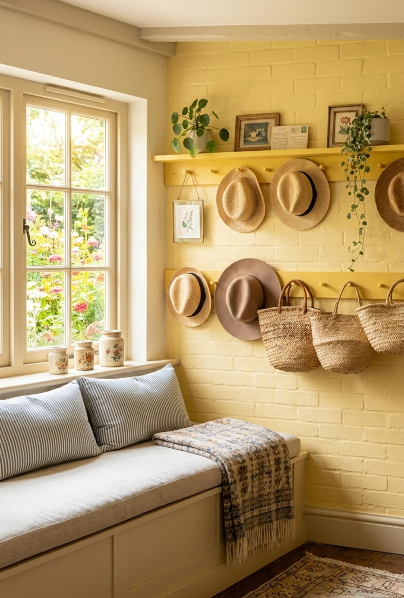 DIY Peg Rail Display Wall