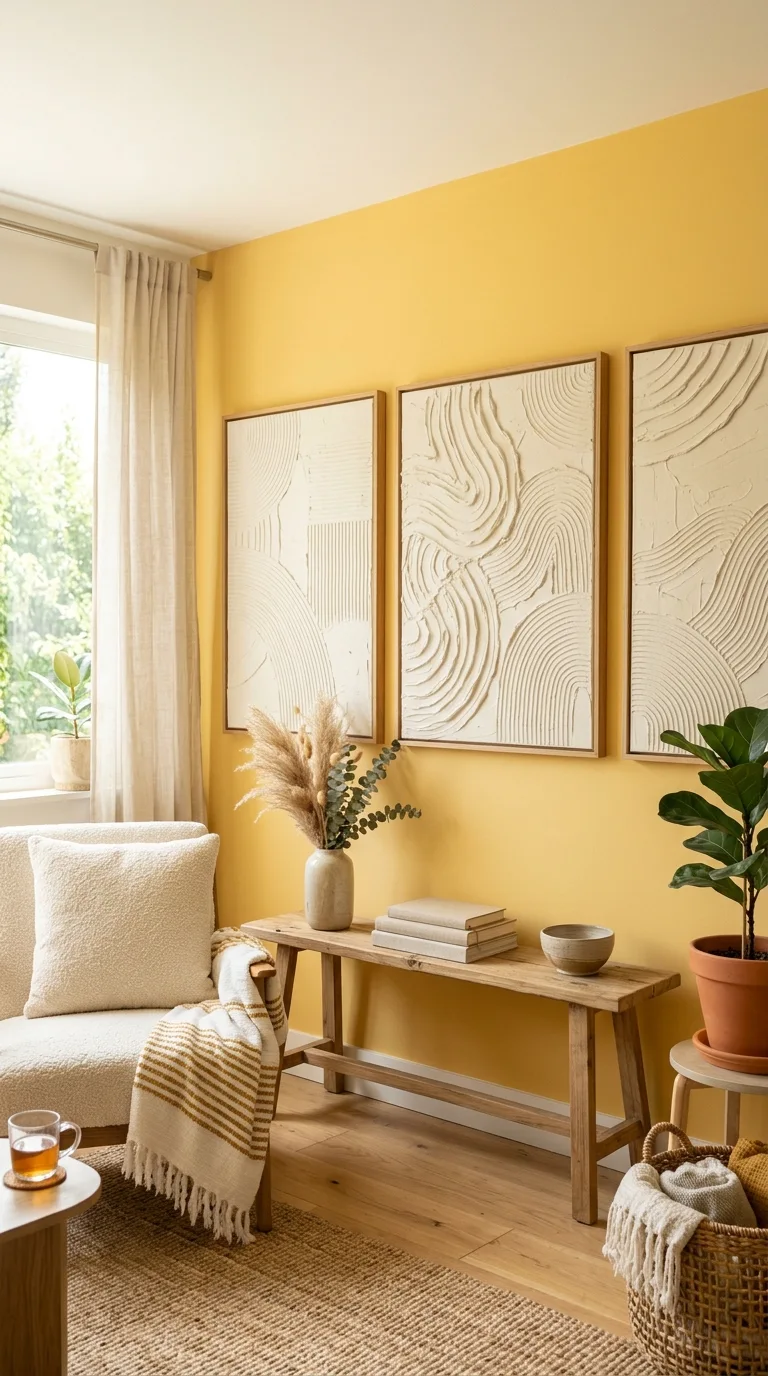 DIY Textured Wall Art