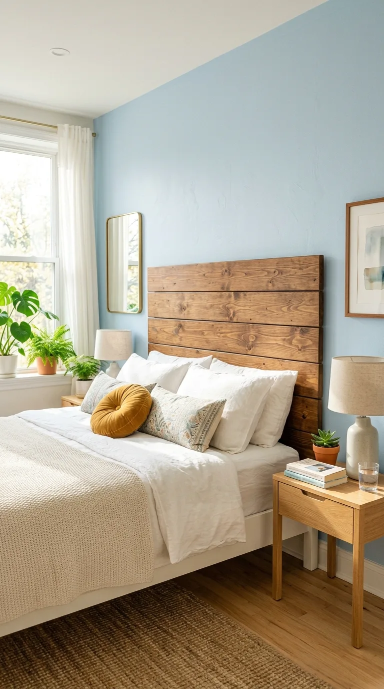 DIY Wooden Headboard