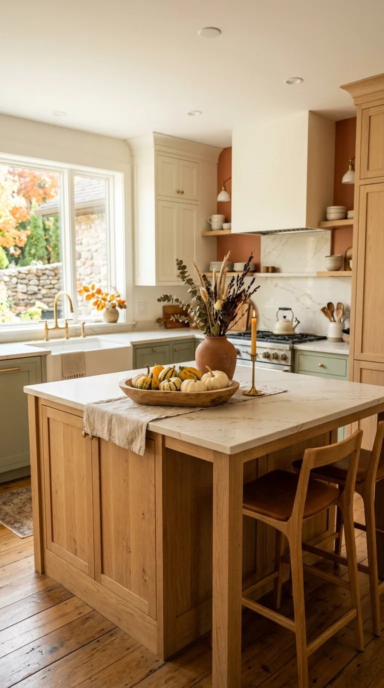 Decorate Kitchen Islands With Seasonal Accents