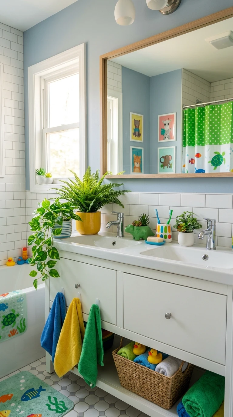 Decorate with Faux Green Plants