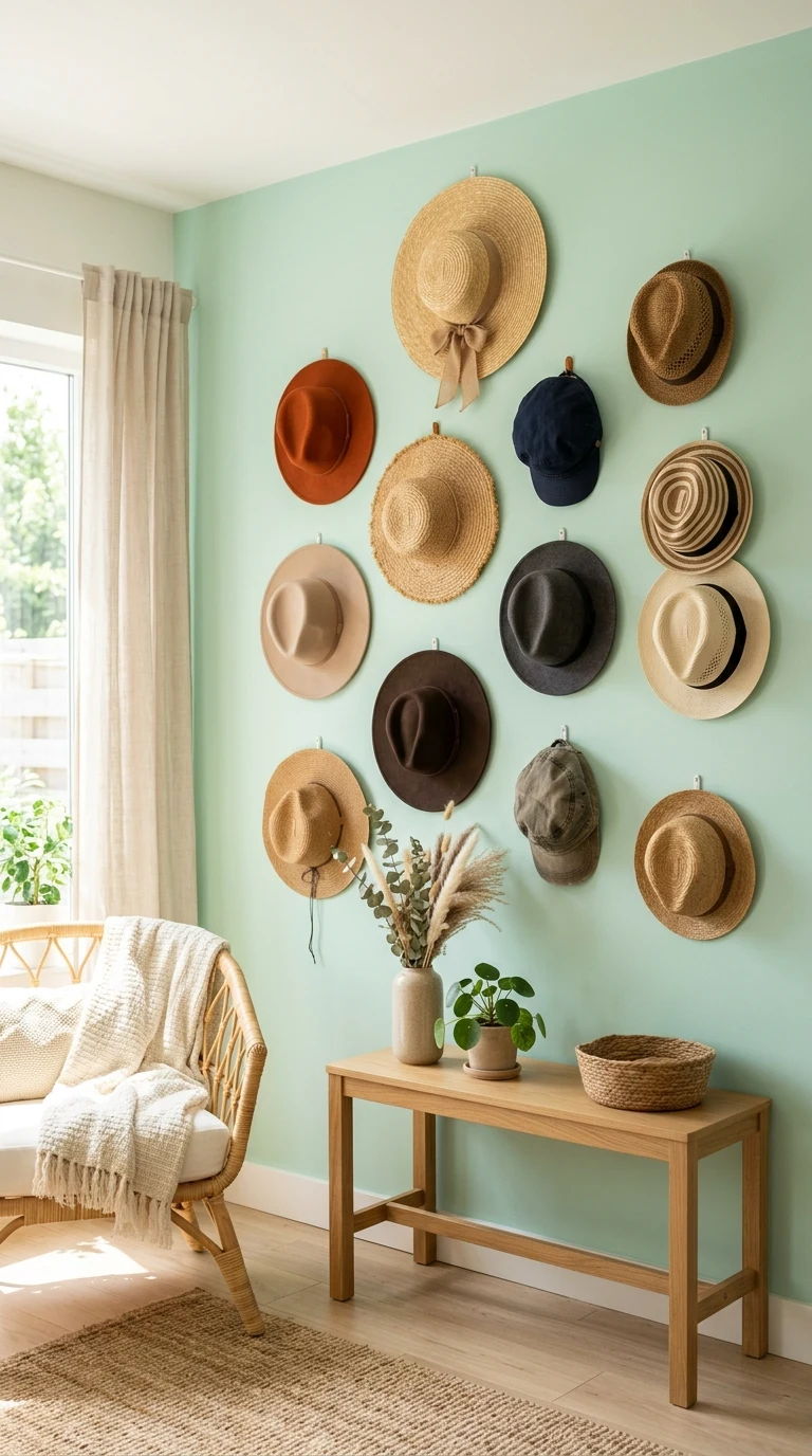 Decorative Hat Wall Display