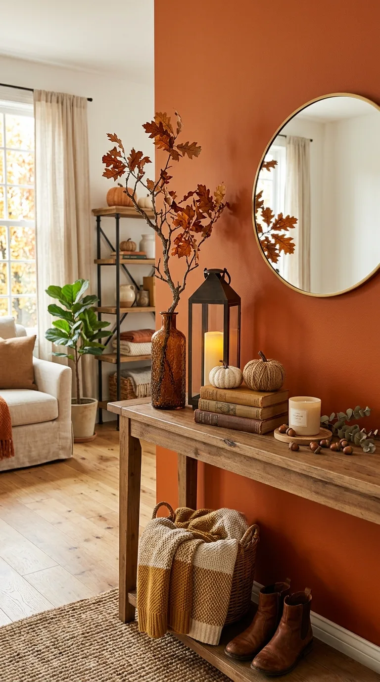 Fall Console Table Decorating Ideas