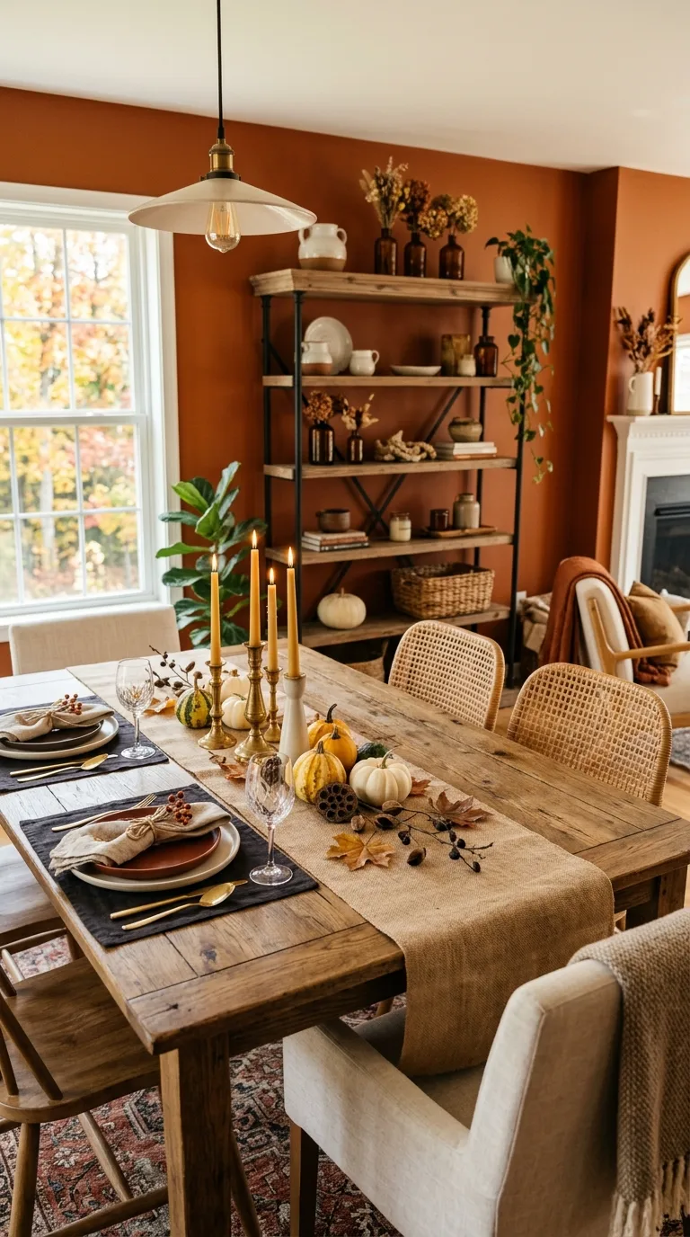 Fall Dining Table Decor Ideas