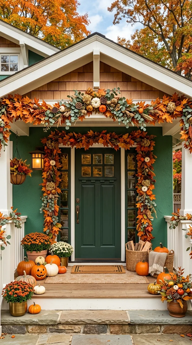 Fall Front Door Garland
