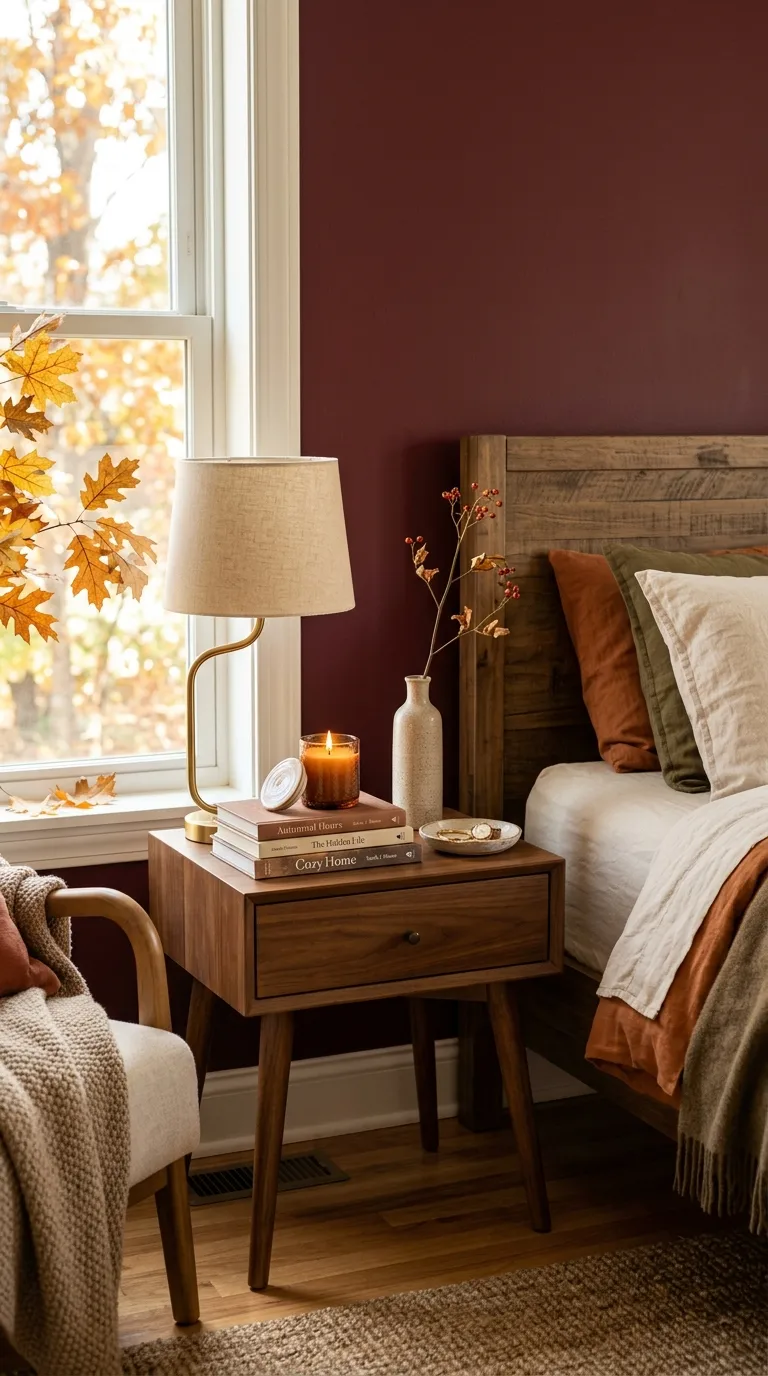 Fall Nightstand Styling Ideas