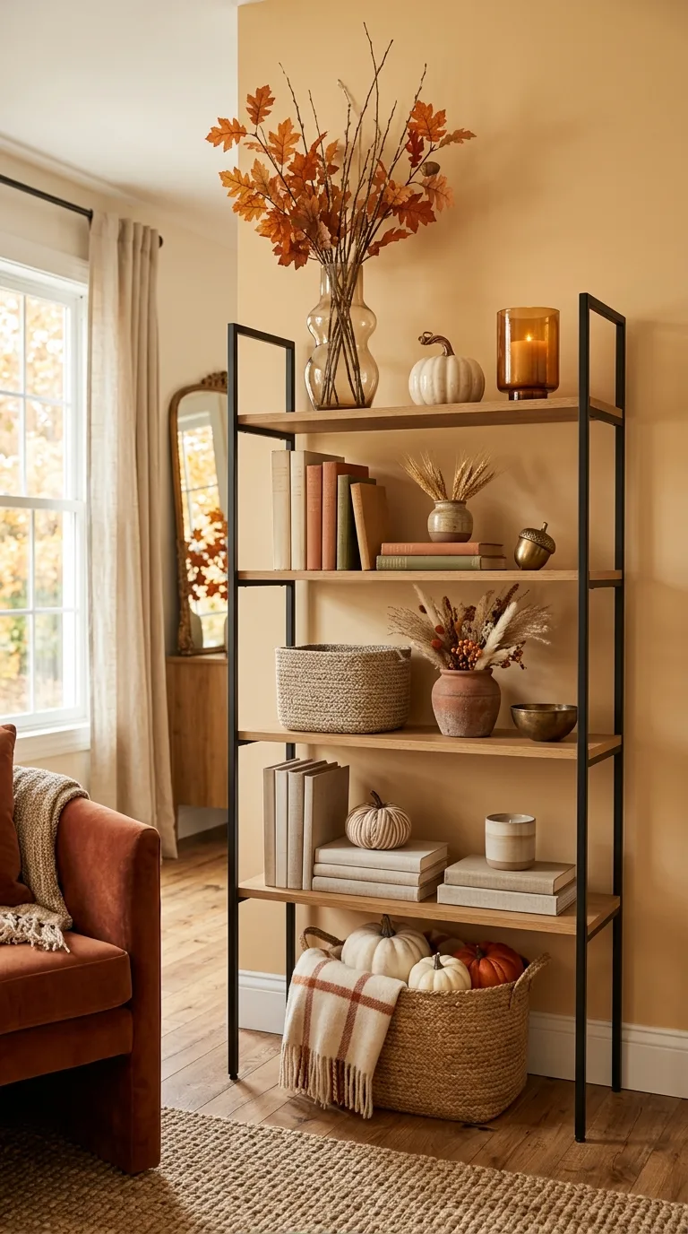 Fall Shelf Styling Ideas