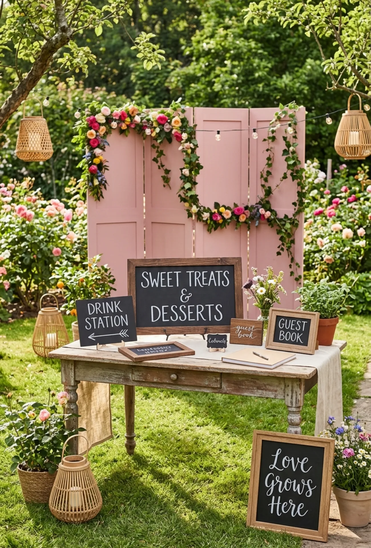 Garden Inspired Signage