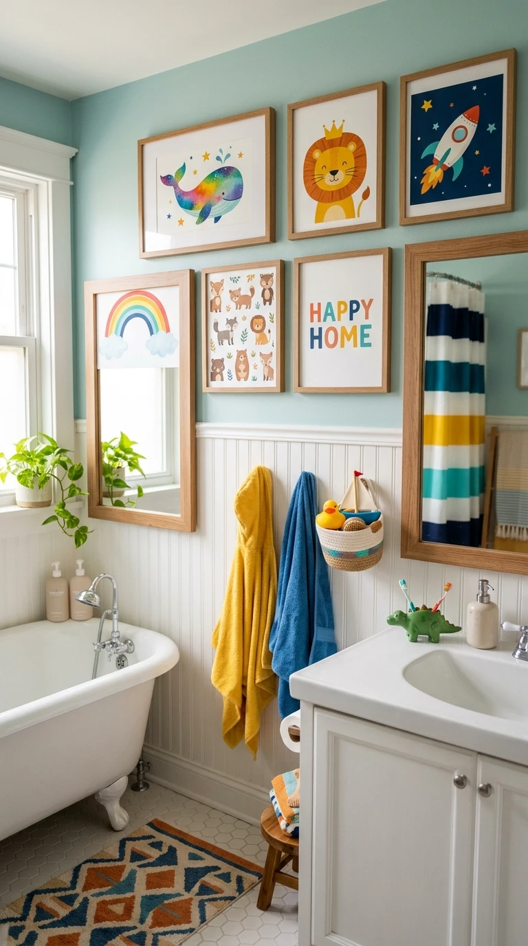 Hang Kid-Friendly Wall Art