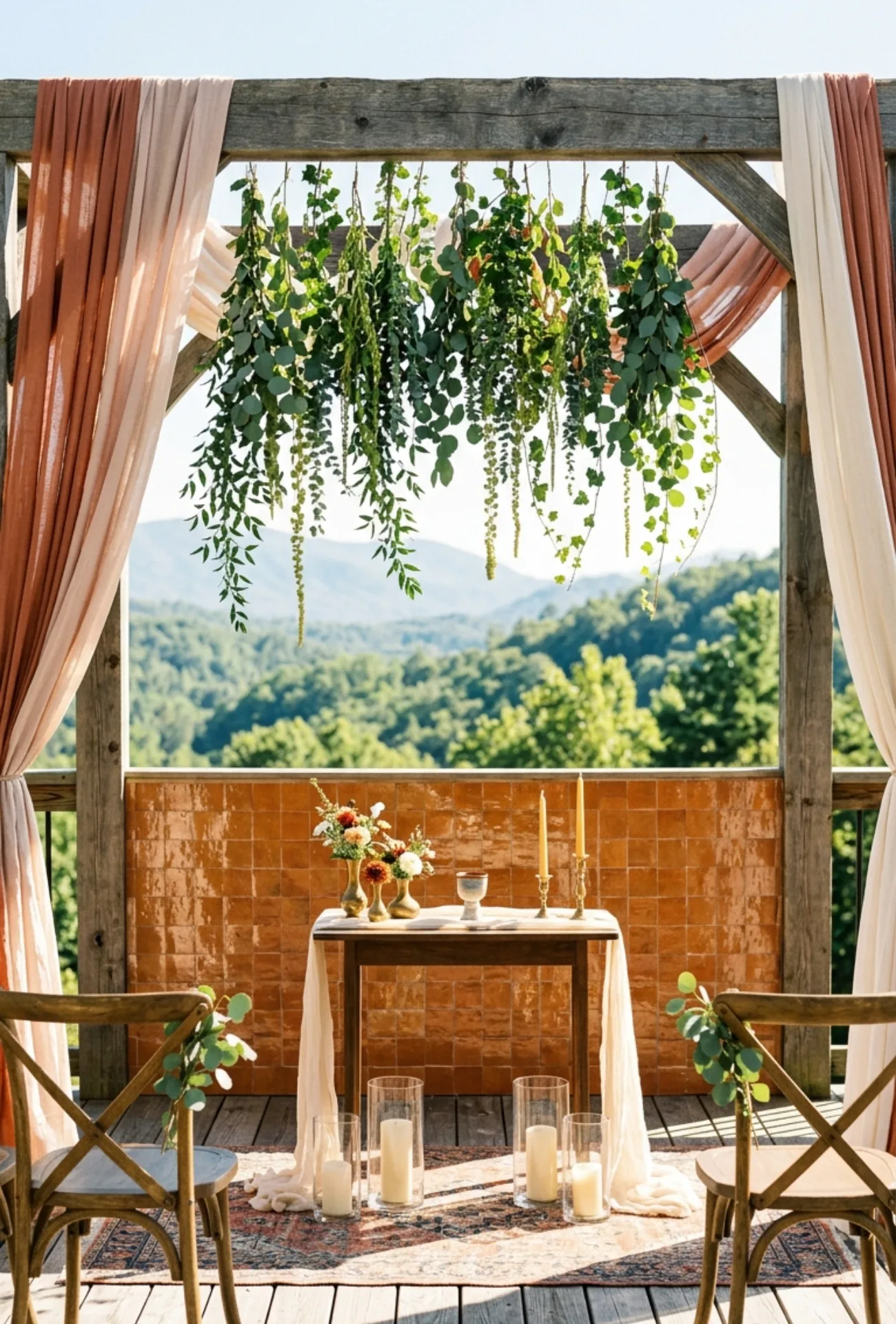 Hanging Greenery Installation