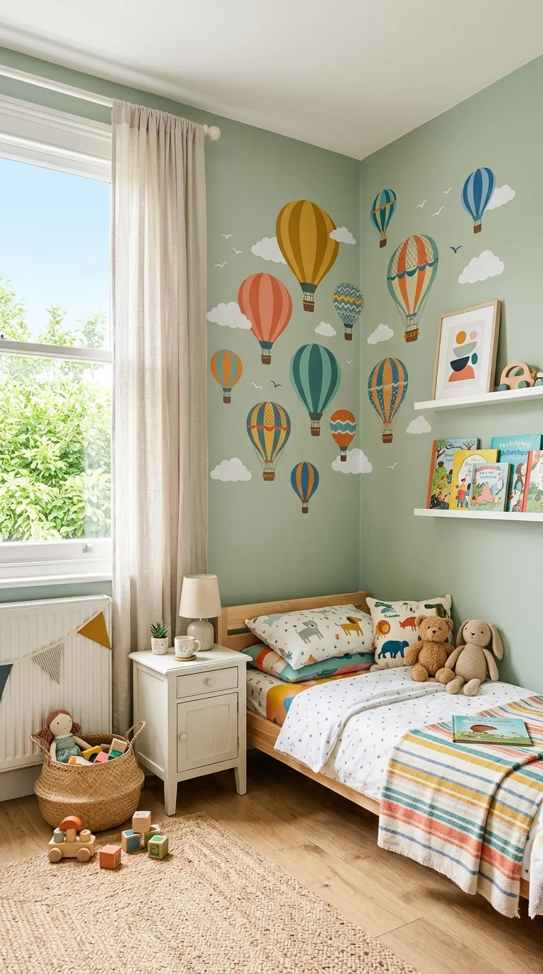 Hot Air Balloon Wall Decals