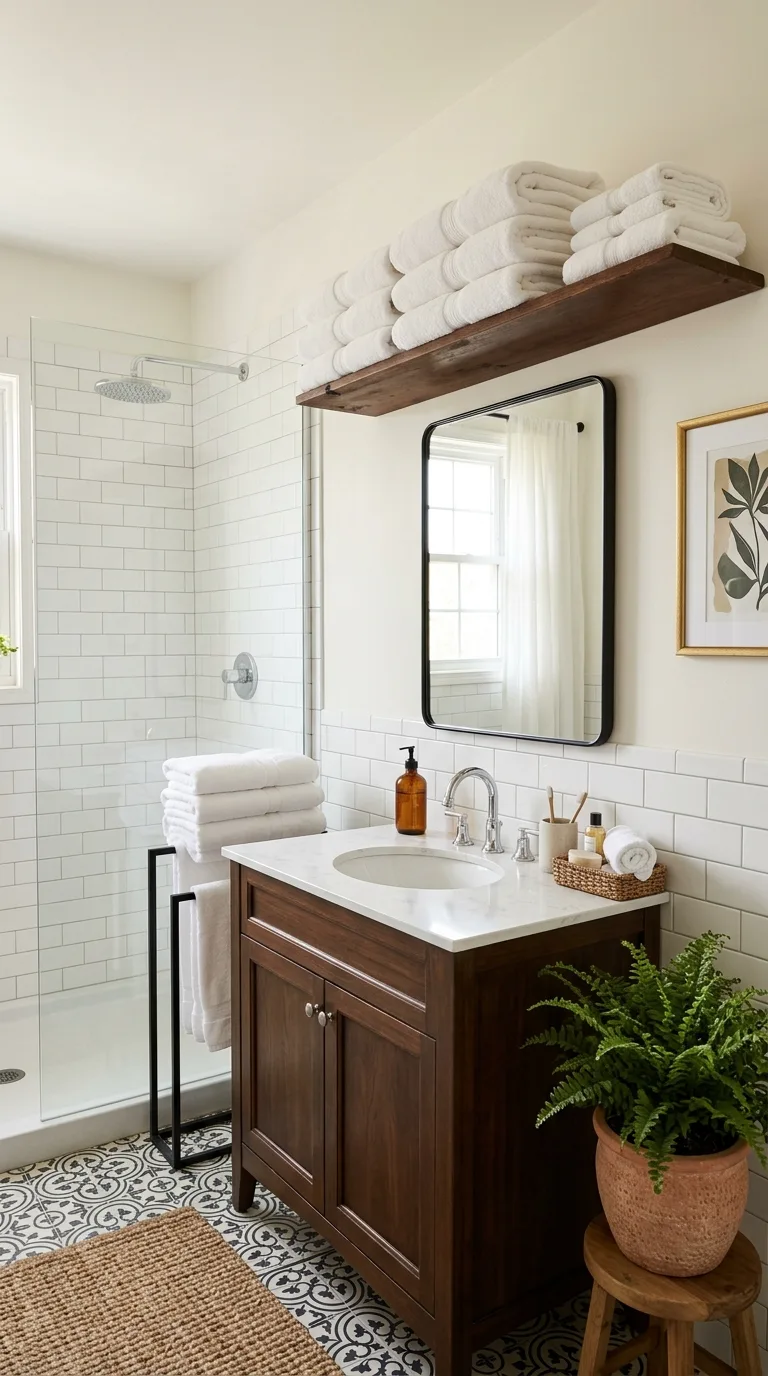 Layer Plush White Towels