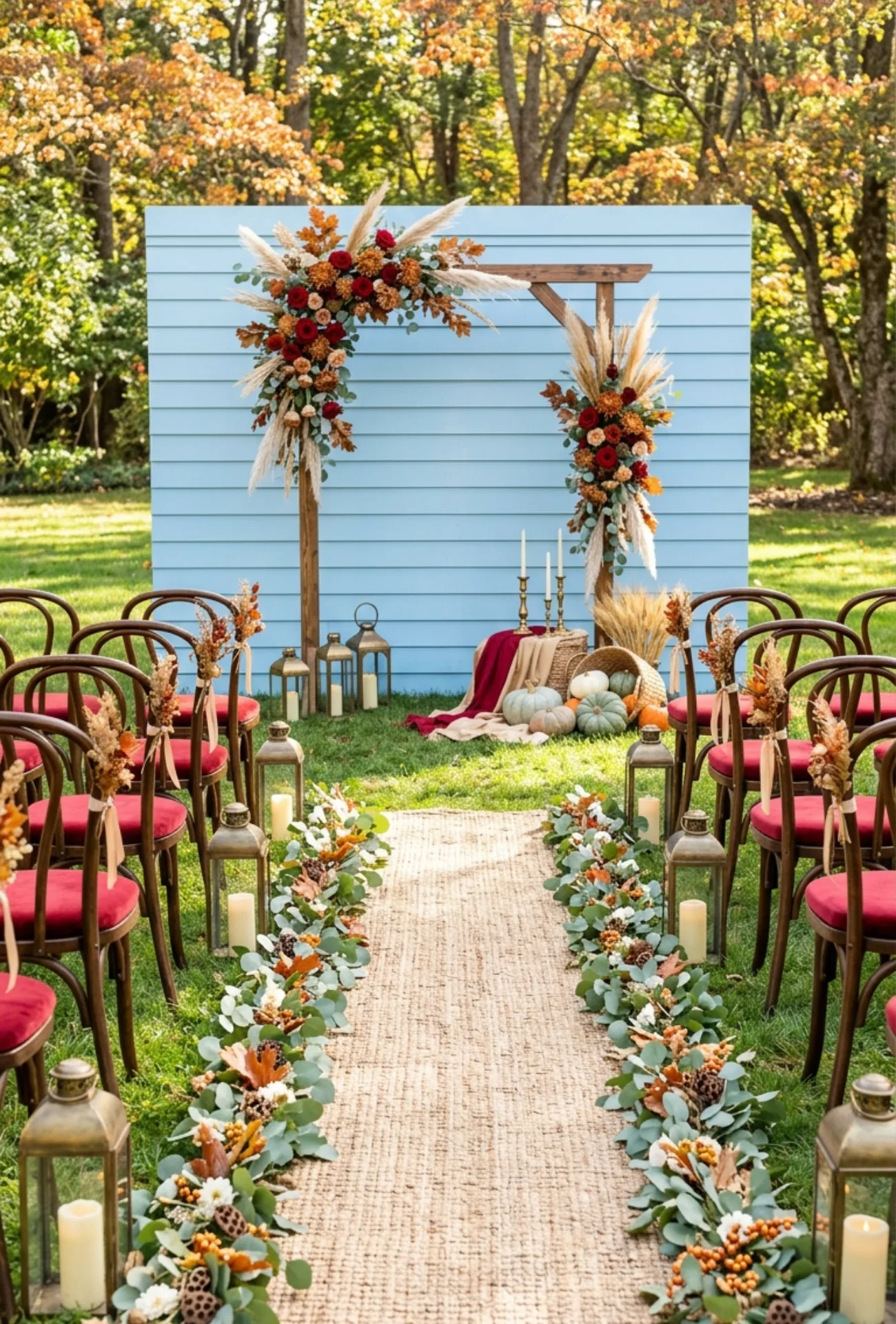 Maple Red with Warm Beige