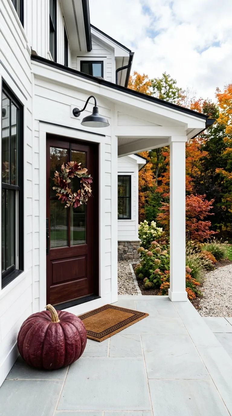 Minimalist Fall Porch