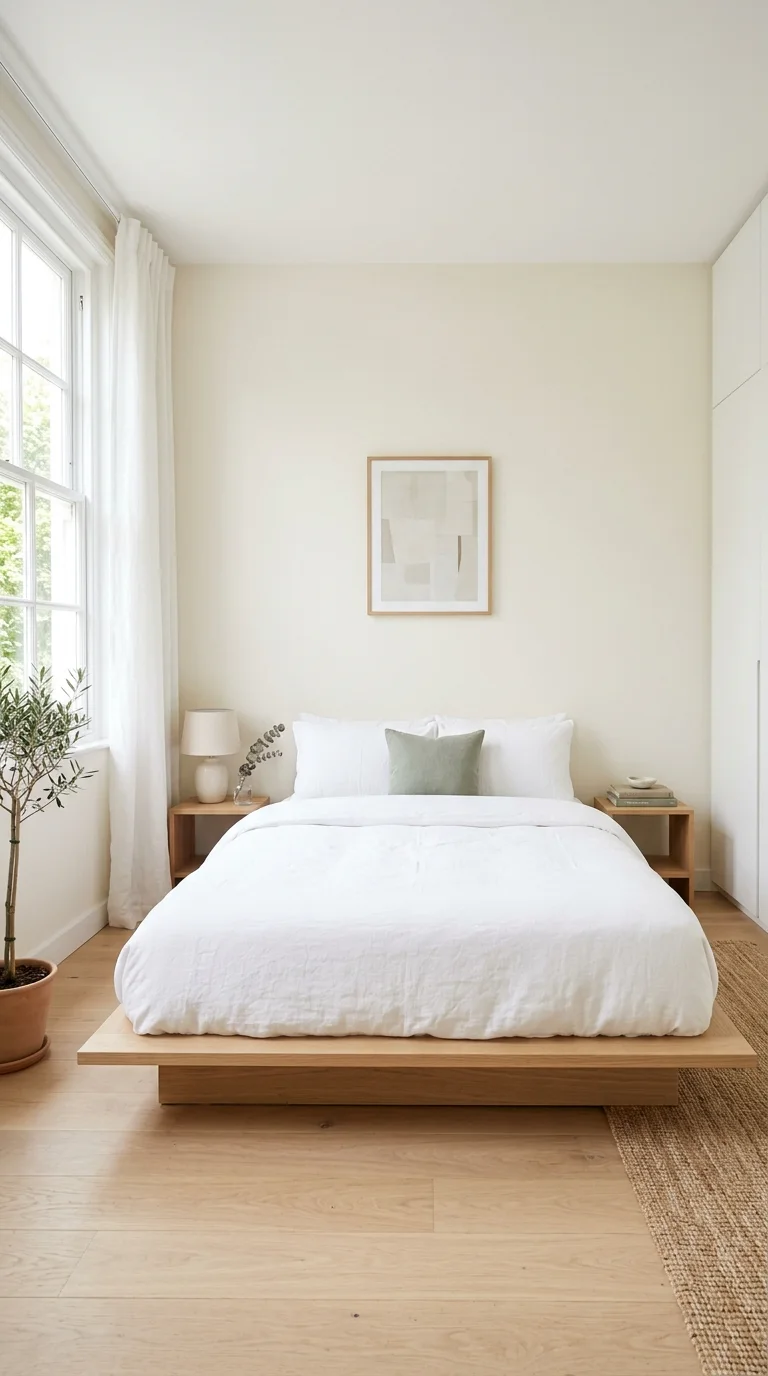 Minimalist Platform Bed Makeover
