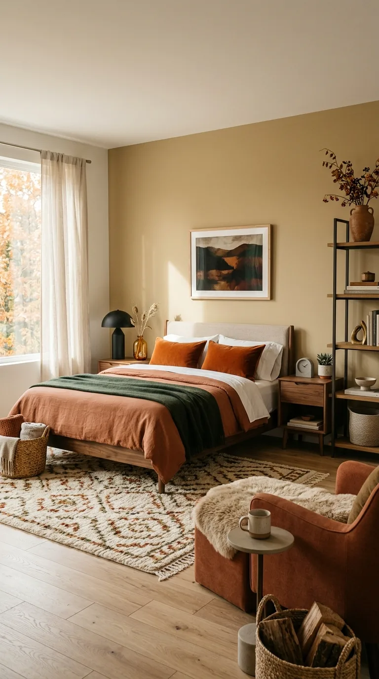Modern Autumn Bedroom Styles