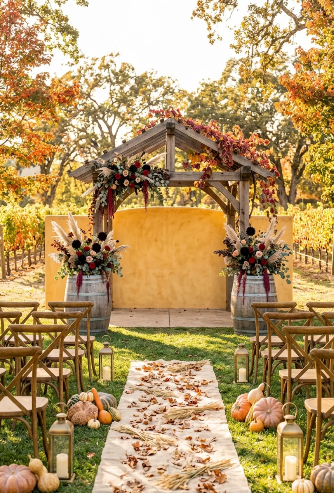 Moody Fall Centerpieces