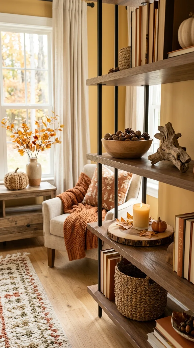 Natural Wood Fall Accent Ideas