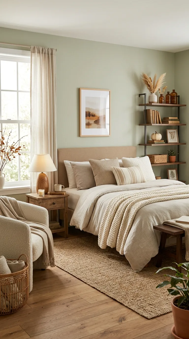 Neutral Fall Bedroom Ideas