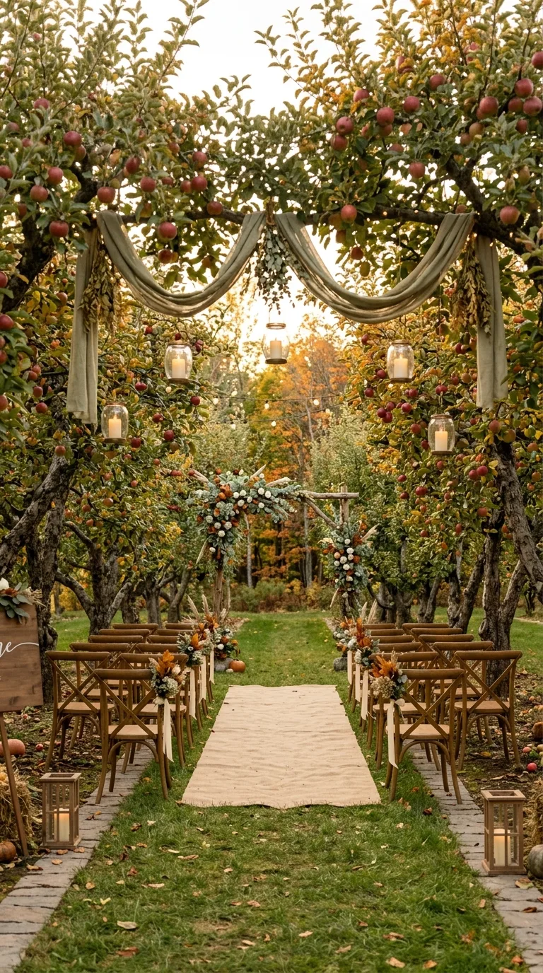 Orchard Wedding Backdrop