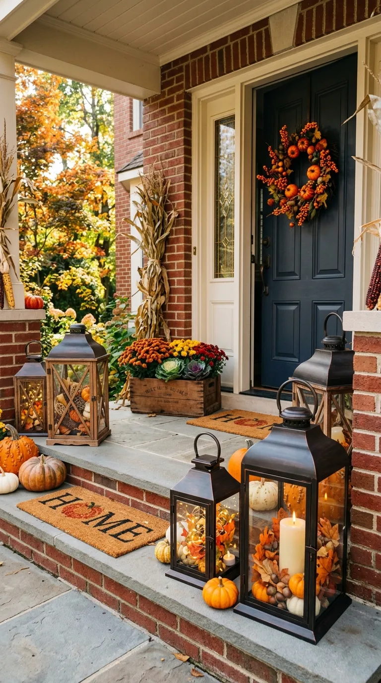 Outdoor Candle Lantern Decor
